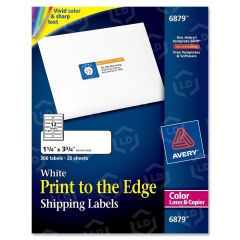 Avery 3.75" x 1.25" Rectangle Color Printing Label (Laser) - 300 per pack