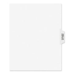 Avery Collated Side Tab Table of Contents Dividers - 25 per set