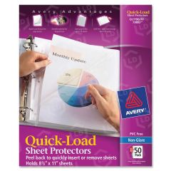 Avery Quick Load Sheet Protector - 50 per box