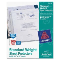 Avery Non-Stick Sheet Protector - 100 per box