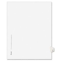 Avery&reg; Individual Legal Dividers - Allstate Style - Unpunched