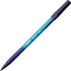BIC SoftFeel Stick Pen, Blue - 12 Pack