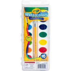 Crayola Washable Watercolor Set - 16 colors per set