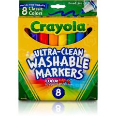 Crayola Classic Washable Marker Set - 8 per set