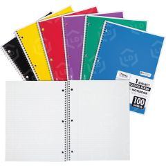 Mead One Subject Notebook - 100 Sheet - College Ruled - Letter - 8.50" x 11"