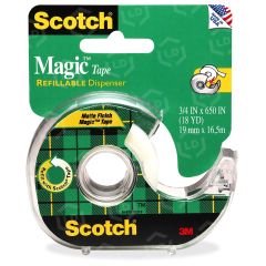 Scotch Magic Tape with Handheld Dispenser - 1 per roll