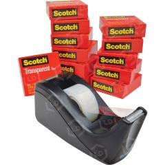 Scotch Premium Transparent Tape with Dispenser - 1 per pack