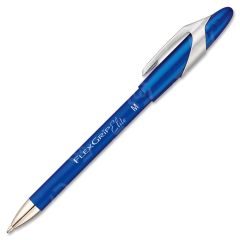 Paper Mate Flexgrip Elite Ballpoint Pen, Blue - 12 Pack