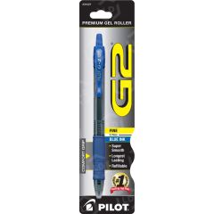 Pilot G2 Retractable Gel Ink Rollerball Blue Pen