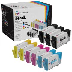 LD Compatible Set of 9 HY Inkjet Cartridges for HP 564XL
