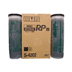 Risograph OEM S4202 Black Ink Cartridge 2-Pack