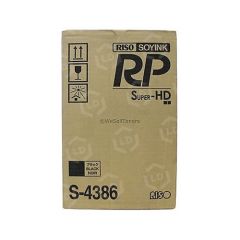 Risograph OEM S4386 Black Ink Cartridge 2-Pack