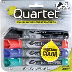 Quartet EnduraGlide Dry Erase Marker, Assorted - 4 Pack