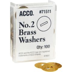Acco Solid Round Head Washer - 100 per box