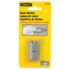Stanley-Bostitch Single Edge Razor Blades - 10 per pack