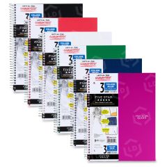 Mead Five Star 3-Subject Notebook - 150 Sheet  -  College Ruled  -  11" x 8.50"