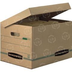 Bankers Box Recycled Systematic - Letter/Legal - TAA Compliant - 12 Per Carton