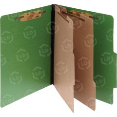 Acco Presstex ColorLife Classification Folder - 10 per box Legal - 8.50" x 14" - Green