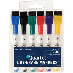 Quartet Boone ReWritables Mini Dry Erase Markers With Magnet - 6 Pack