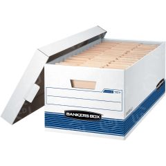 Bankers Box Stor/File - Letter, Lift-Off Lid - TAA Compliant - 12 Per Carton