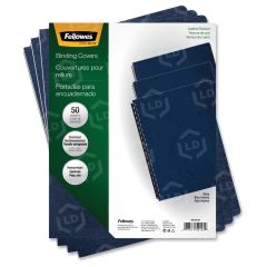 Fellowes Executive Presentation Covers - Oversize, Navy, 50 pack - 50 per pack