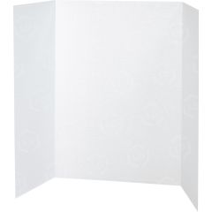 Pacon Spotlight White Headers Corrugated Presentation Board - 4 per carton