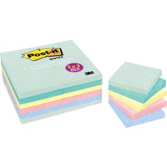 Post-it Notes Value Pack in Pastel Colors - 2400 per pack - 3" x 3"
