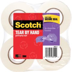 3M Scotch Tear-By-Hand Packaging Tape - 4 per pack