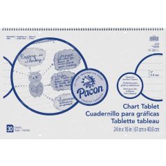 Pacon Ruled Chart Tablets