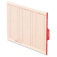 Pendaflex Manila End Tab Out Guides - 100 per box