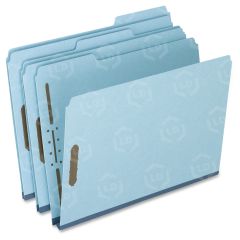 Pendaflex Fastener Folder - 8.5" x 11" - Blue
