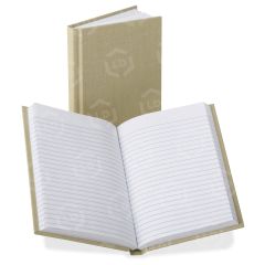 Boorum & Pease Faint Ruled Tan Memo Book - 96 Pages - 4.38" x 7" - White Paper