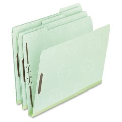 Pendaflex Pressboard Folders with Fastener - 1" Expansion - Green