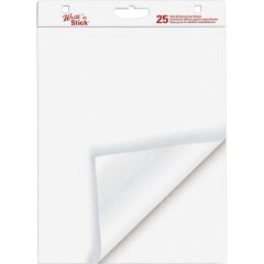 Globe-Weis Write 'N Stick Easel Pad - 6 per carton - 25 Sheet - 20.00 lb - 20" x 23"