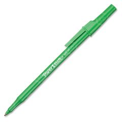 Paper Mate Write Bros Ballpoint Pen, Green - 12 Pack