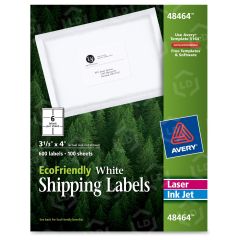 Avery 3.33" x 4" Rectangle Mailing Label (Inkjet) - 600 per box