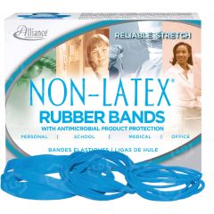 Alliance Non-Latex Antimicrobial Rubber Bands, #54 Assorted Sizes - 1 per box