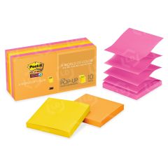 Post-it Super Sticky Jewel Pop Pop-up Refills - 10 per pack - 3" x 3"