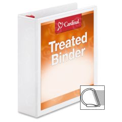 Cardinal Antimicrobial ClearVue Binder with Locking Slant-D Shape Rings