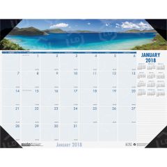 House of Doolittle Earthscapes Coastlines Desk Pad Calendar