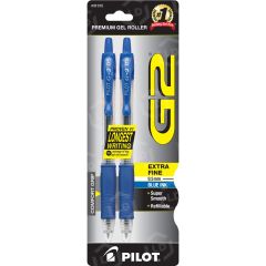 Pilot G2 Rollerball Pen, Blue - 2 Pack