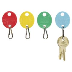 MMF Snap Hook Colored Oval Key Tag - 1 Per Pack