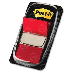 Post-it Flags Value Pack, Red, 1 in Wide, 50/Dispenser, 12 Dispensers/Pack - 12 per box