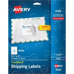 Avery 3.50" x 5" Rectangle Shipping Label (Inkjet) - 100 per pack