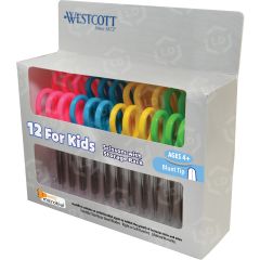 Westcott Kids Soft Handle Scissor Pack - 12 per pack