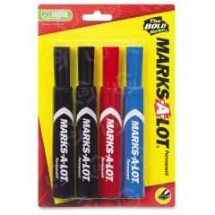 Avery Marks-A-Lot Chisel Tip Permanent Marker Set - 4 Pack