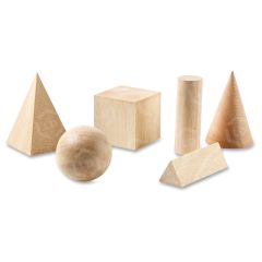 Wooden Geometric Shapes Set
