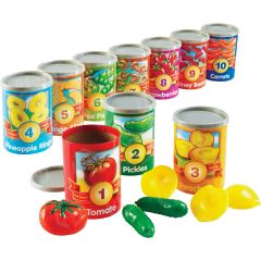 Learning Resources 1 to 10 Counting Cans - 67 per set