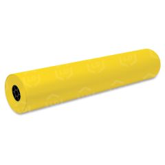 Decorol 76lb Flame Retardant Art Rolls - 1 per roll - 36" x 1000 ft - Yellow
