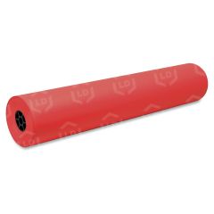 Decorol 76lb Flame Retardant Art Rolls - 1 per roll - 36" x 1000 ft - Festive Red